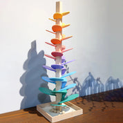 Regenboog Knikkertoren – Creatief houten speelgoed – Bevordert kleuren en geluiden voor kinderen vanaf 3 jaar 6
