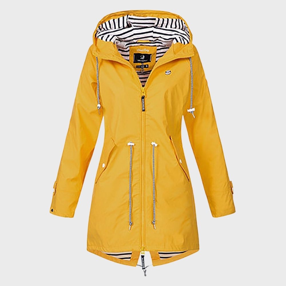 Regenjas met capuchon voor dames | Lang 4