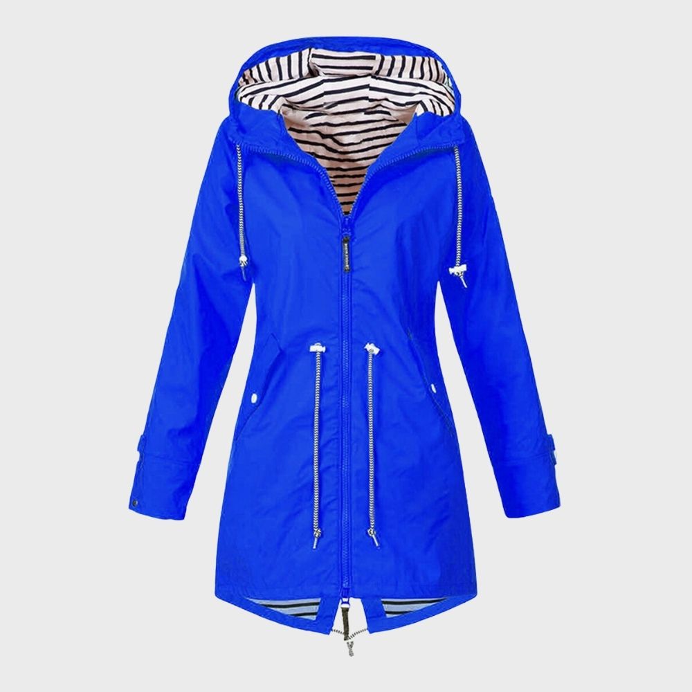 Regenjas met capuchon voor dames | Lang 7
