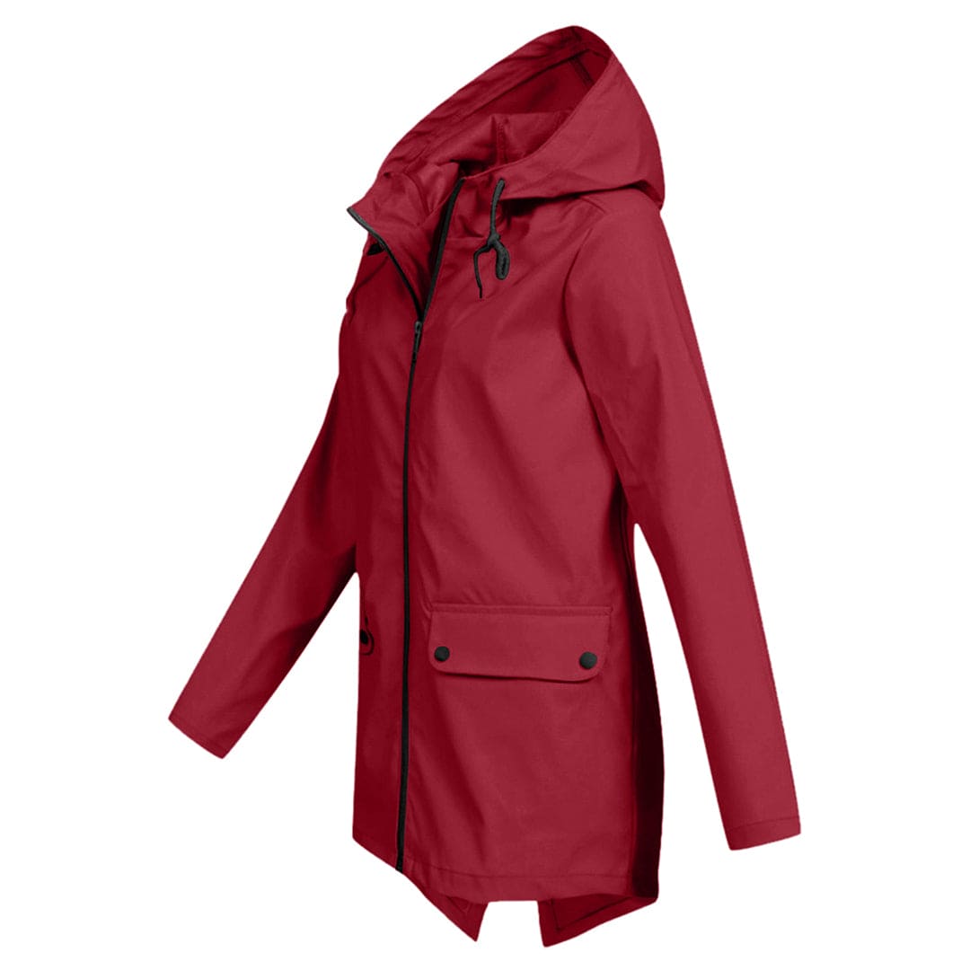 Regenjas met capuchon voor dames | Waterdicht 1