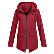 Regenjas met capuchon voor dames | Waterdicht 10