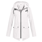 Regenjas met capuchon voor dames | Waterdicht 11