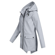 Regenjas met capuchon voor dames | Waterdicht 5