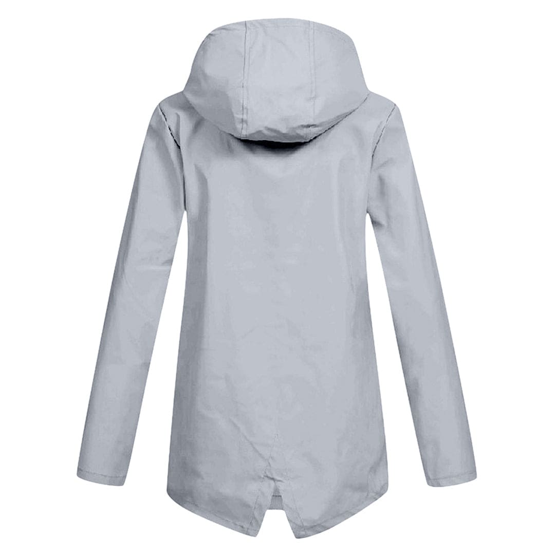 Regenjas met capuchon voor dames | Waterdicht 6