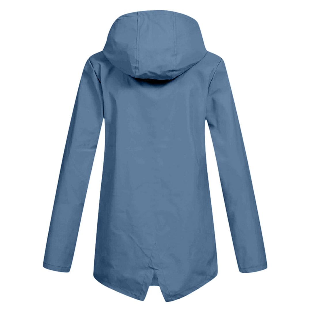 Regenjas met capuchon voor dames | Waterdicht 8