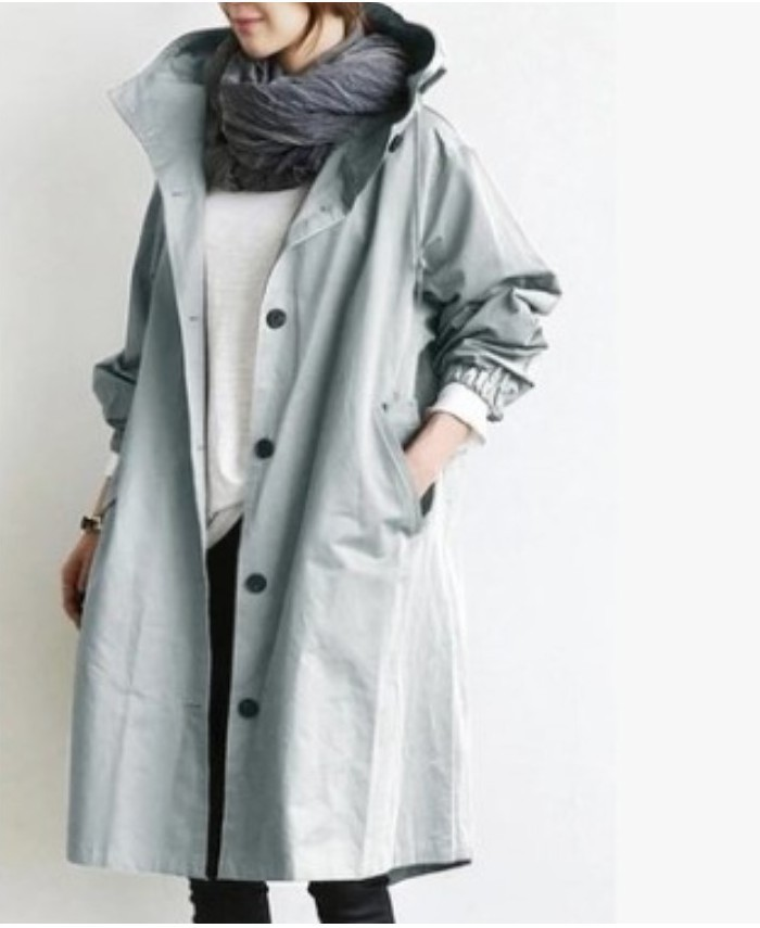 Regenjas voor dames | Met knoopsluiting aan de voorkant 5