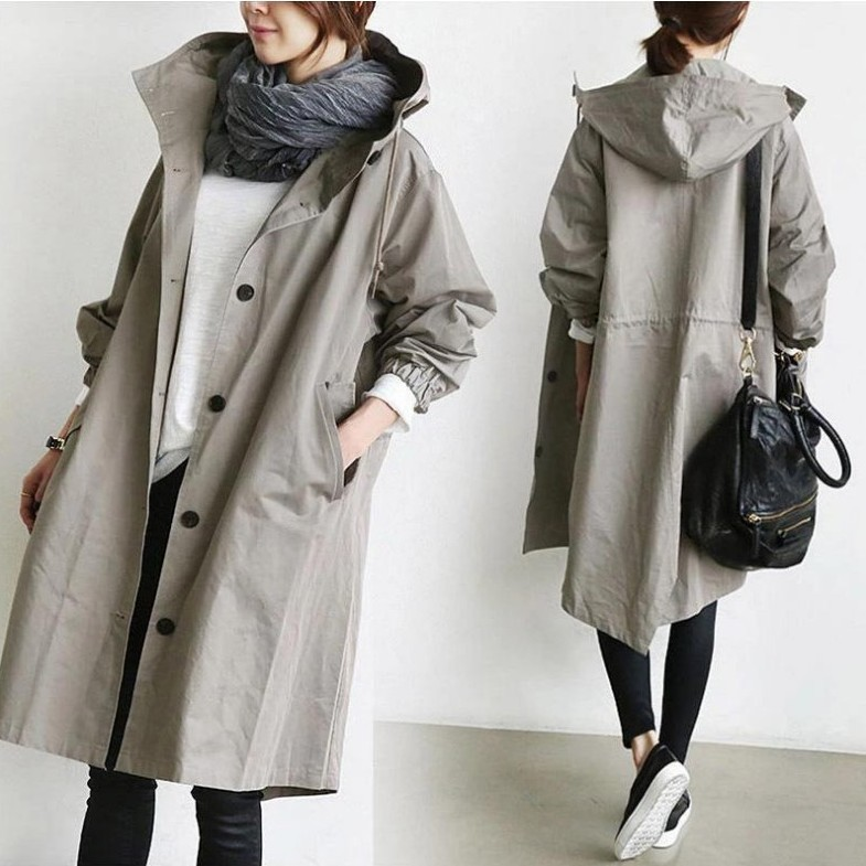 Regenjas voor dames | Met knoopsluiting aan de voorkant 8