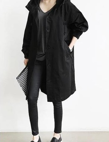Regenjas voor dames | Met knoopsluiting aan de voorkant 9