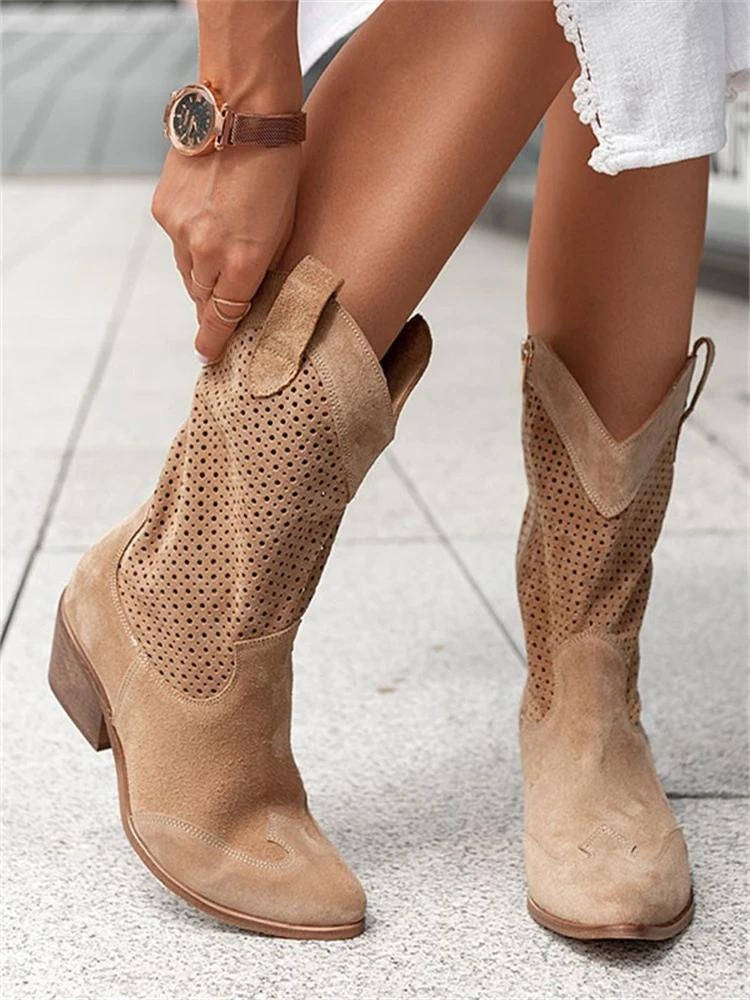 Reverie - Elegante en Comfortabele Ademende Cowboylaarzen
