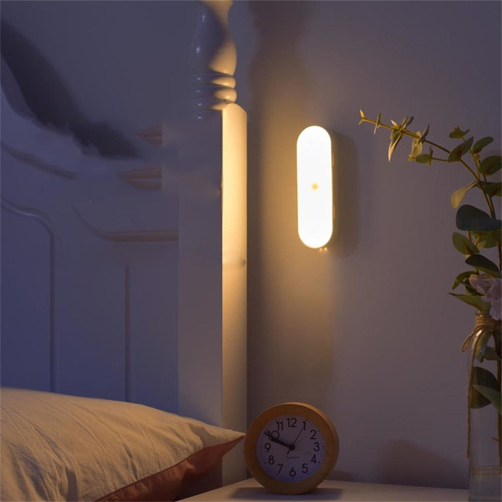 Moderne | LED USB Oplaadbare Draadloze Bewegingssensor Wandlamp