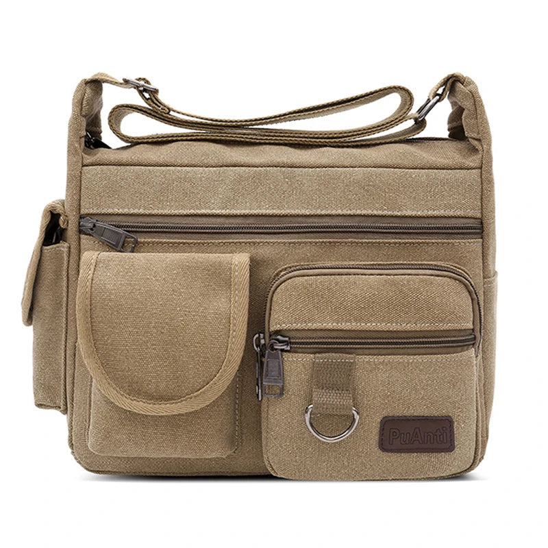 Max | Canvas Messenger Schoudertas