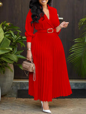 ISABELA | Plus Size Elegante Mid-Lengte Lente Jurk