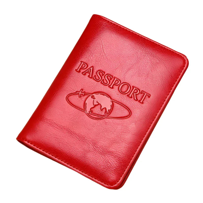 Jessy | Genuine Cowhide Leather Travel Wallet Passport Holder