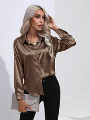 Selma | Satijnen Blouse Dames