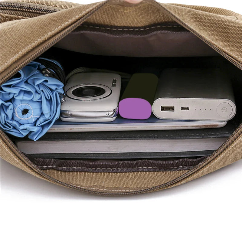 Max | Canvas Messenger Schoudertas