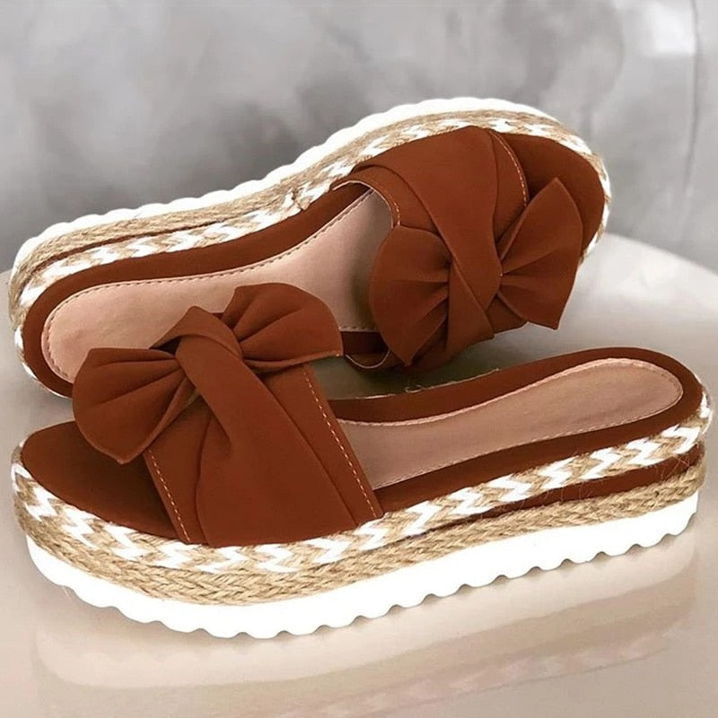 SCARLET | Trendy stijlvolle zomersandalen met strik