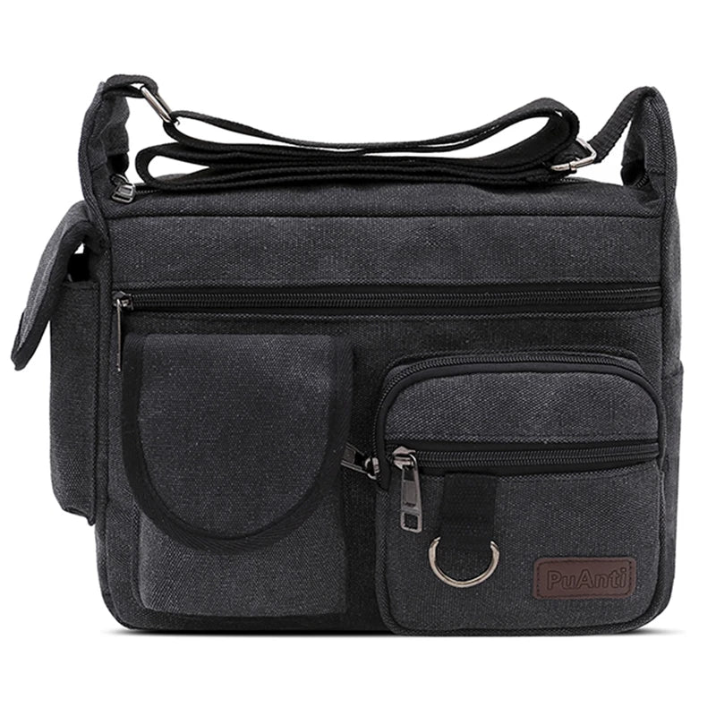 Max | Canvas Messenger Schoudertas