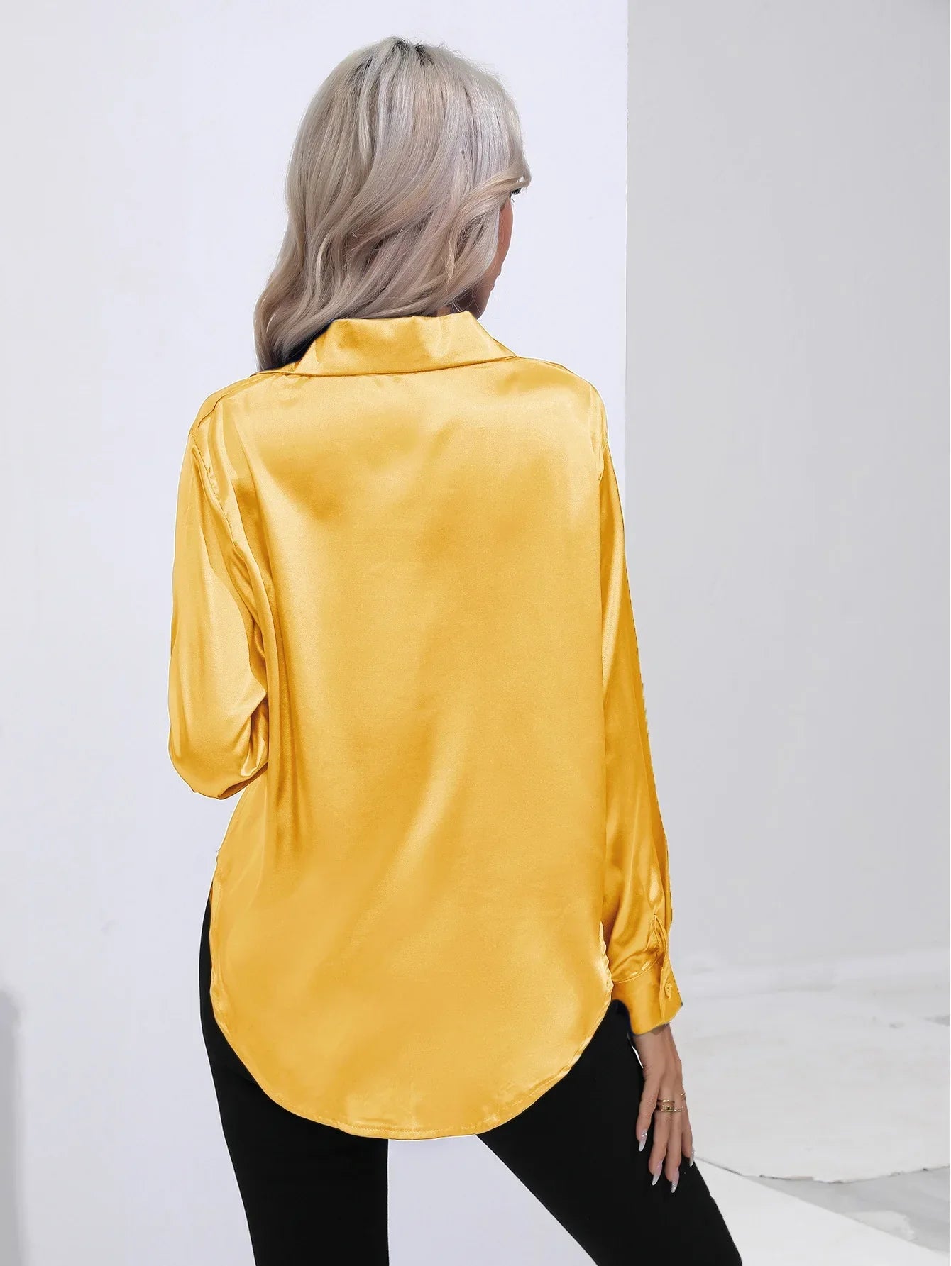 Selma | Satijnen Blouse Dames
