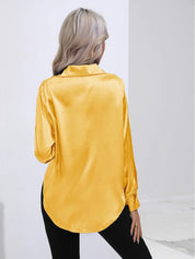 Selma | Satijnen Blouse Dames