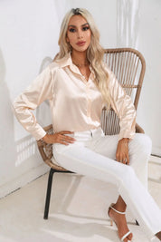 Selma | Satijnen Blouse Dames