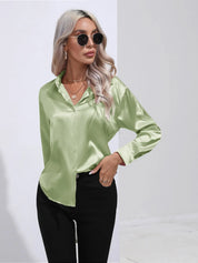 Selma | Satijnen Blouse Dames