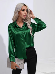 Selma | Satijnen Blouse Dames