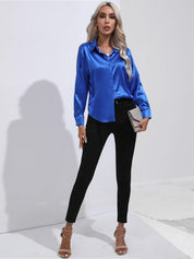 Selma | Satijnen Blouse Dames