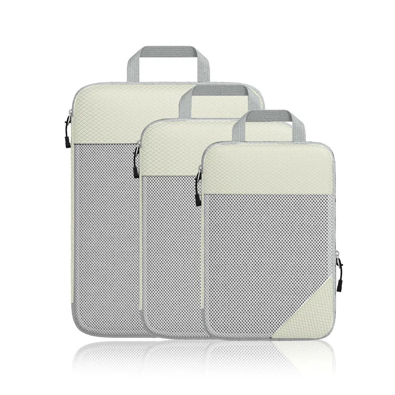 Esmie | 3-delige Set Uitschuifbare Compressie-inpakblokken voor Reizen & Bagageorganisatie