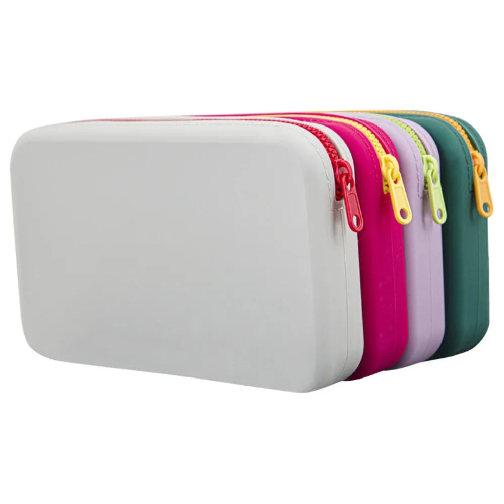 Alice | Grote Waterdichte Siliconen Make-up tas