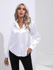 Selma | Satijnen Blouse Dames