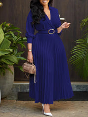 ISABELA | Plus Size Elegante Mid-Lengte Lente Jurk