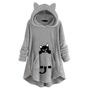 Ella | Comfortabele Hoodie met Kattenoren