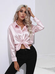 Selma | Satijnen Blouse Dames