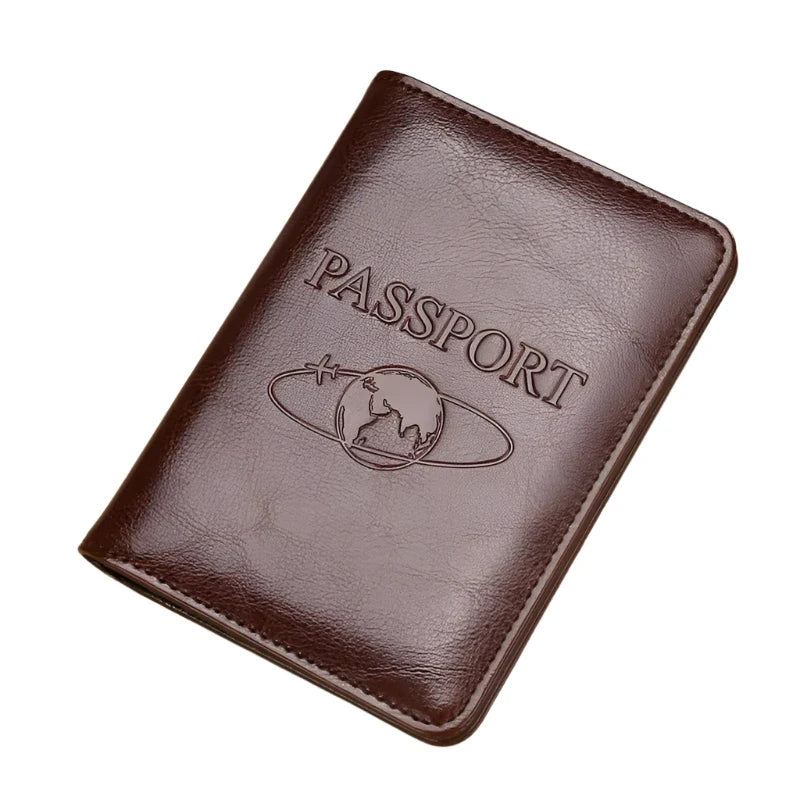 Jessy | Genuine Cowhide Leather Travel Wallet Passport Holder
