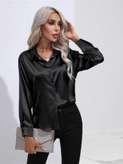 Selma | Satijnen Blouse Dames