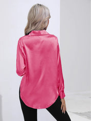 Selma | Satijnen Blouse Dames