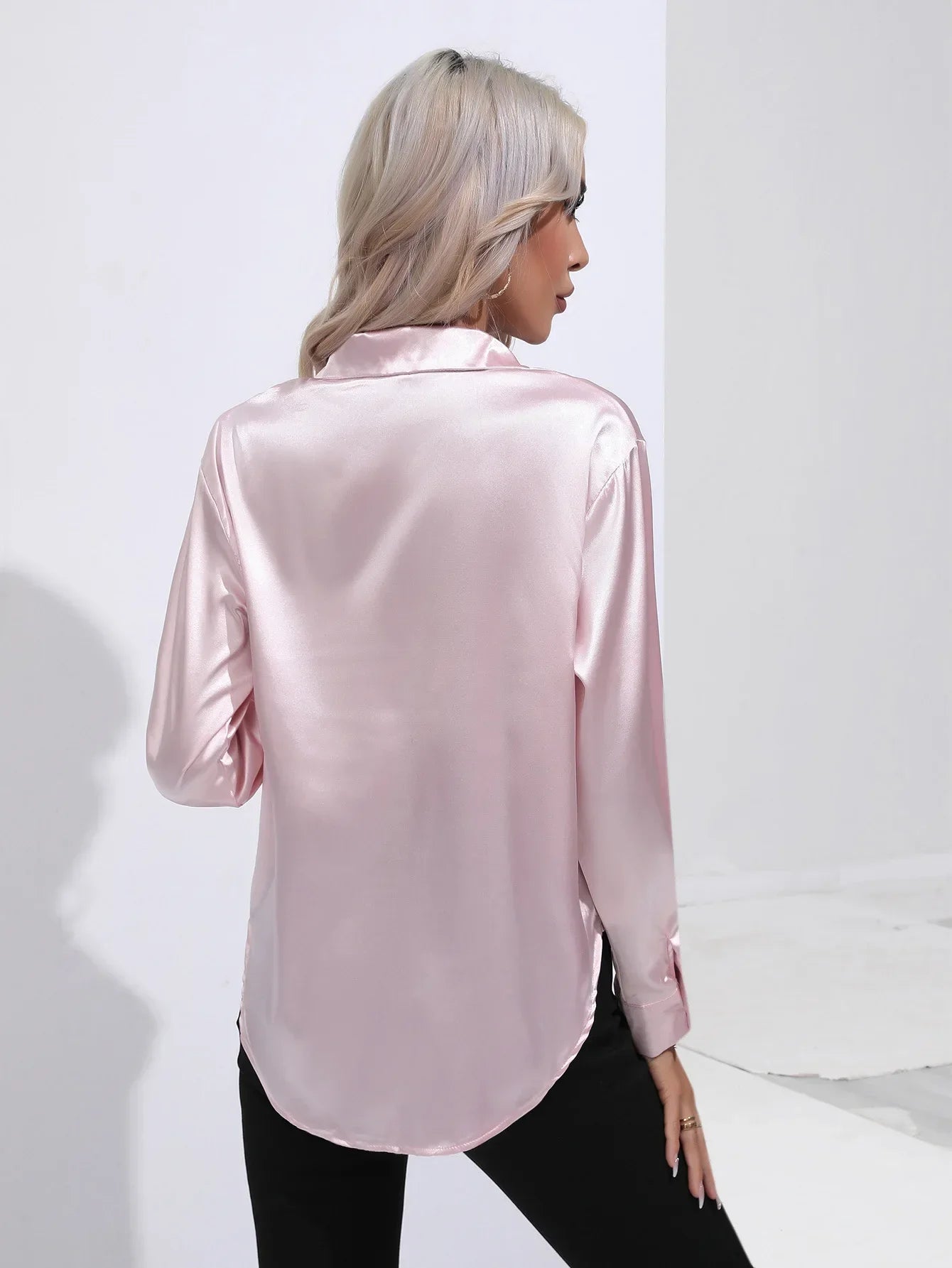 Selma | Satijnen Blouse Dames
