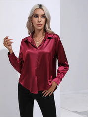 Selma | Satijnen Blouse Dames