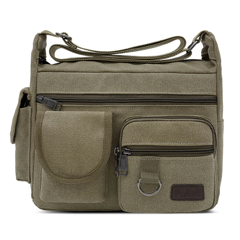 Max | Canvas Messenger Schoudertas