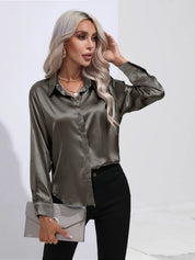 Selma | Satijnen Blouse Dames