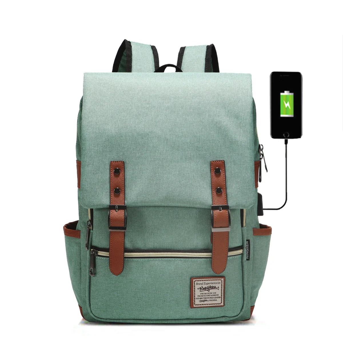 Allen | Vintage Casual School Reizen Laptop Rugzak