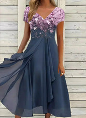 ARIANNE | Glamoureuze Chiffon Avondjurk