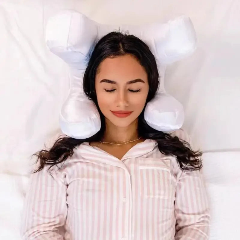 Luxerest Set - Face Pillow and Satin Pillow Land voor schoonheidsslaapjes-5