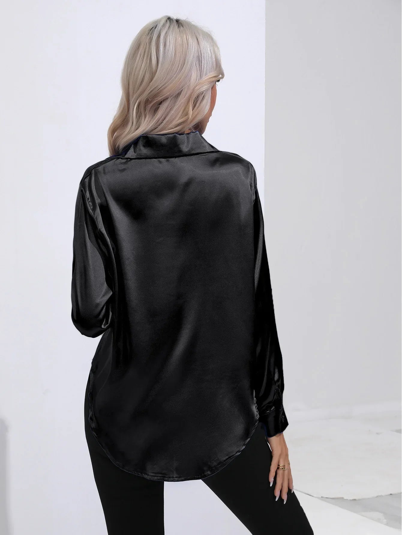 Selma | Satijnen Blouse Dames