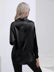 Selma | Satijnen Blouse Dames