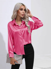 Selma | Satijnen Blouse Dames