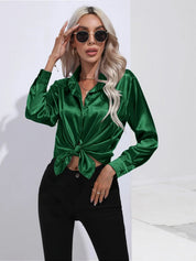 Selma | Satijnen Blouse Dames