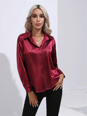 Selma | Satijnen Blouse Dames