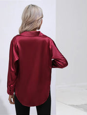 Selma | Satijnen Blouse Dames