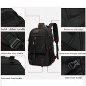 Rowi | Uitbreidbaar 80L Reizen Hiking Laptop rugzak met USB-oplader